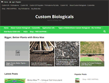 Tablet Screenshot of living-soils.com